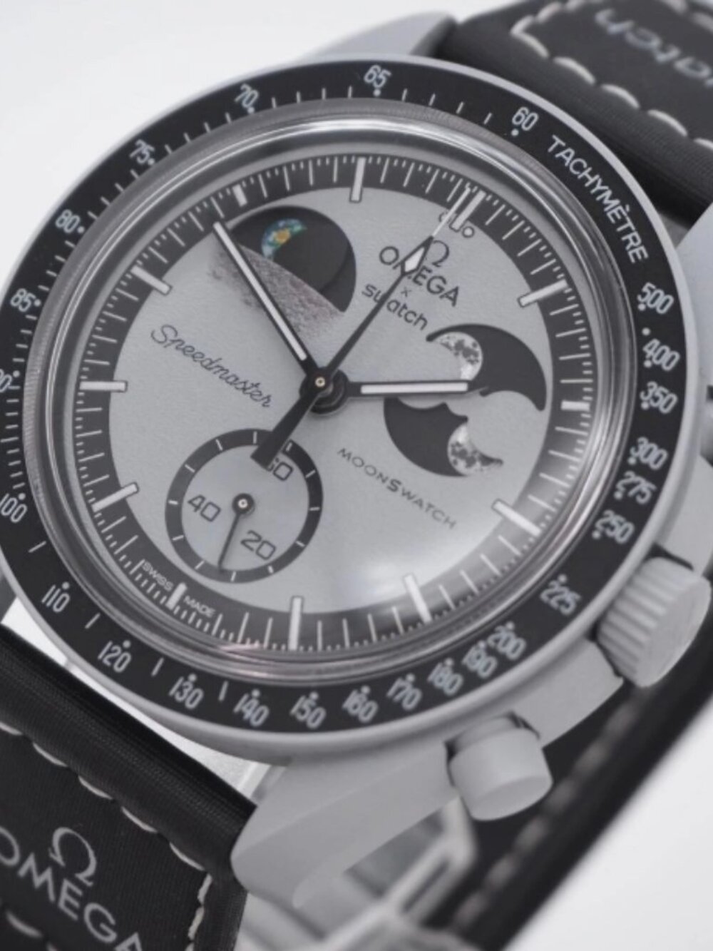 Omega x Swatch Moonwatch Earth Phase Watch Working 297